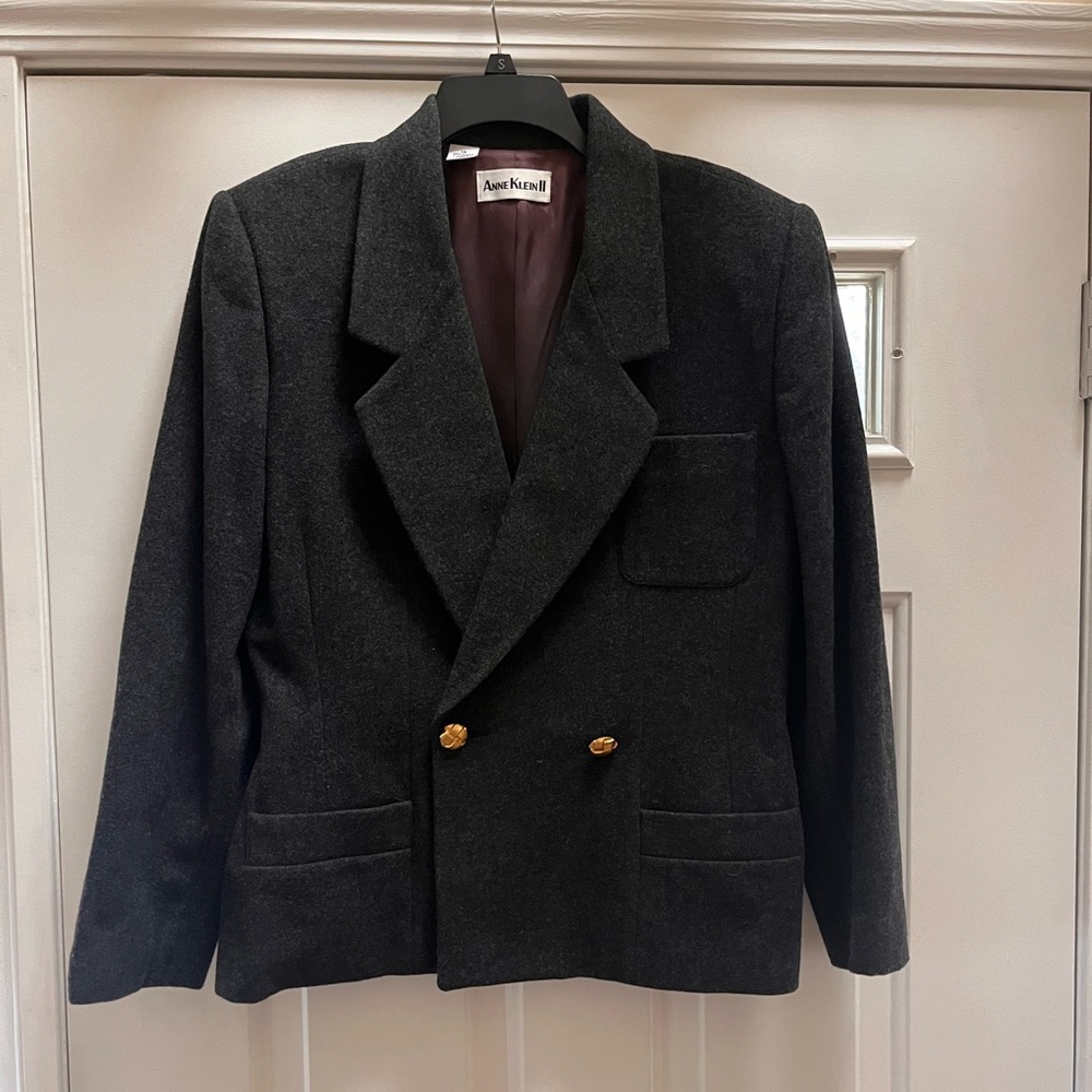 Anne Klein wool blazer, size 14